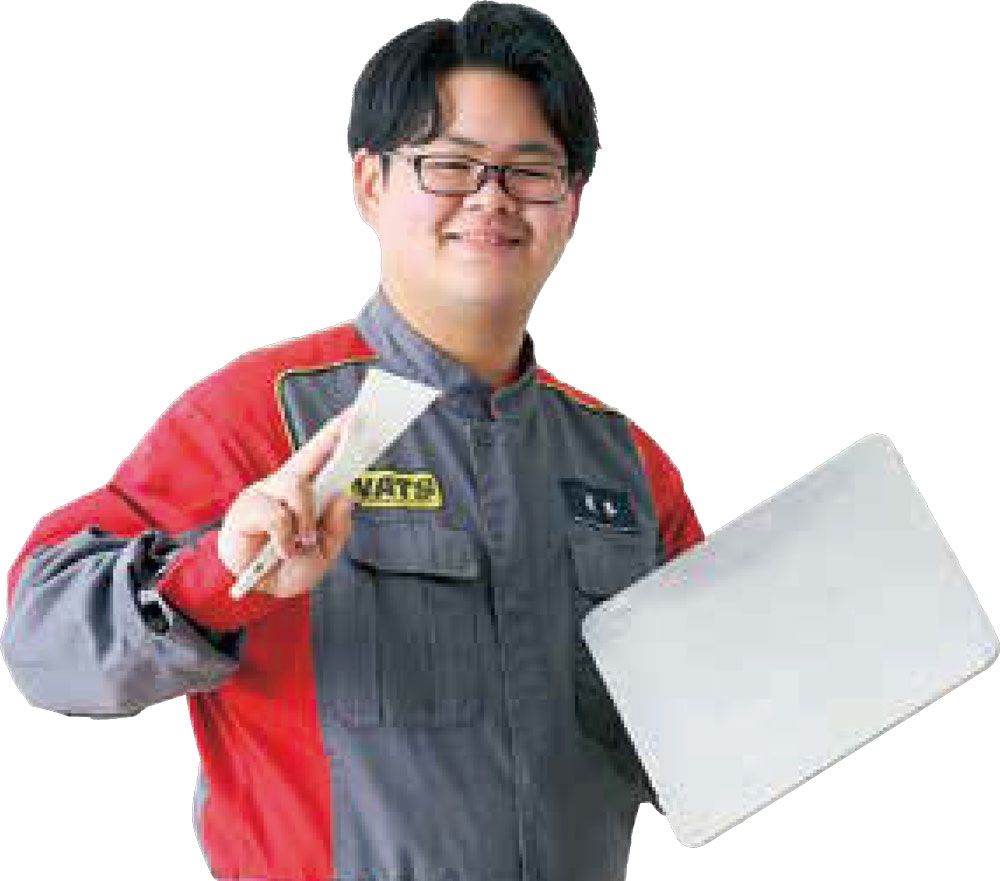 車体整備科の学生